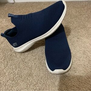 Skechers Ultra Flex First Take Air Cooled Sneakers Navy SN12837 Women's Size 10